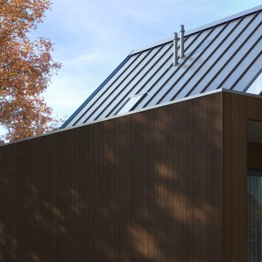 Ciemny brąz (Bardage 175)